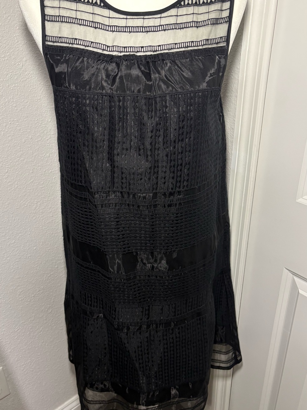 Madewell Dress Sz 4 Black Sleeveless Shift Dress